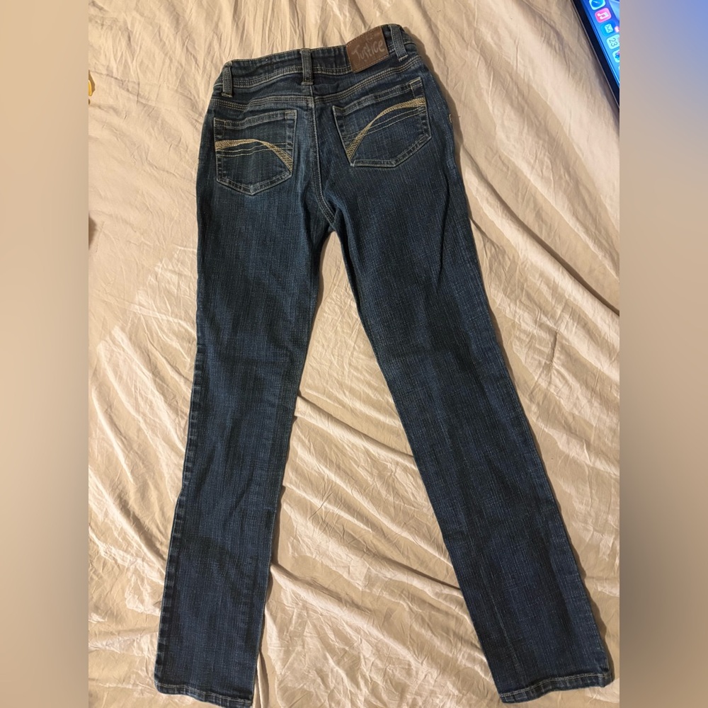 Justice Bootcut blue jeans
